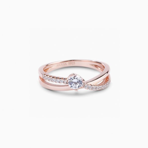 Rose Gold Tone Round