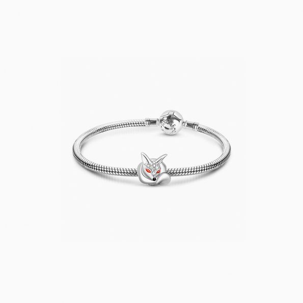 Fox Charm Sterling